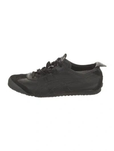 Pre-owned Onitsuka Tiger Leather Sneakers In Black