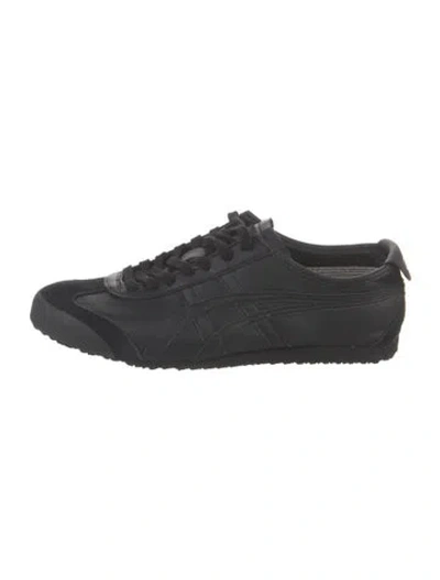 Pre-owned Onitsuka Tiger Leather Sneakers In Black