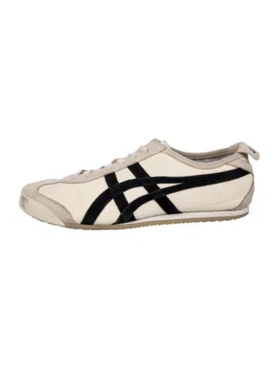 Pre-owned Onitsuka Tiger Leather Sneakers In Gray