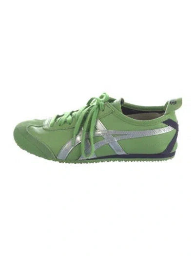 Pre-owned Onitsuka Tiger Leather Sneakers In Green