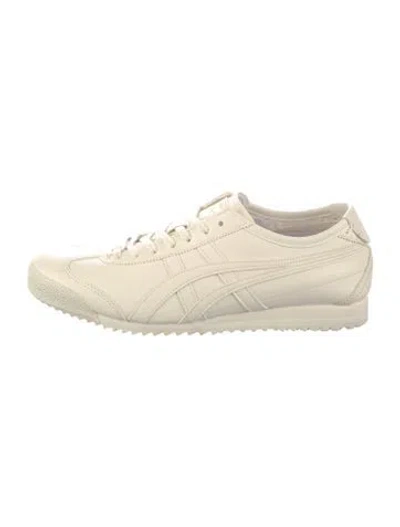 Pre-owned Onitsuka Tiger Leather Sneakers In Neutrals