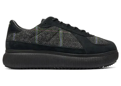 Pre-owned Onitsuka Tiger Men's  Delecity Tweed Sneakers In Black/verdigris/green