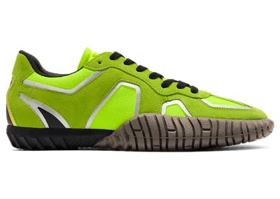 Pre-owned Onitsuka Tiger Men's  Duck Tiger Sneakers In Safety Yellow/pure Silver In Multi