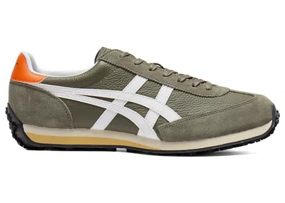 Pre-owned Onitsuka Tiger Men's  Edr 78 Orange Sneakers In Mantle Green/white