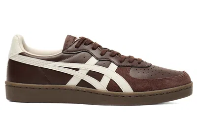 Pre-owned Onitsuka Tiger Men's  Gsm Sneakers In Dark Brown/cream