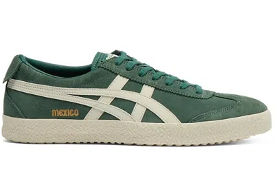 Pre-owned Onitsuka Tiger Men's  Mexico 66 Delegation Sneakers In Pine Green/cream In Multi