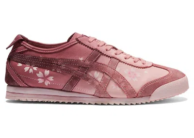Pre-owned Onitsuka Tiger Men's  Mexico 66 Nm Sneakers In Ginger Peach/dark Cherry