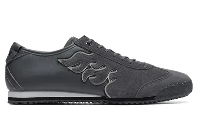 Pre-owned Onitsuka Tiger Men's  Mexico 66 Sd Flame Sneakers In Carrier Grey/black