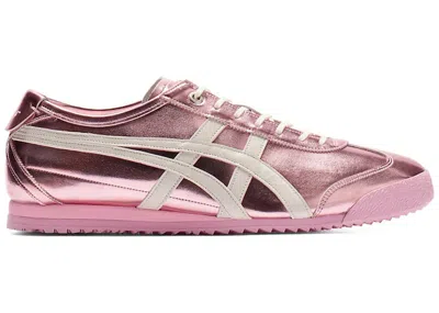 Pre-owned Onitsuka Tiger Men's  Mexico 66 Sd Metallic Series Sneakers In Crystal Pink/cream In Multi