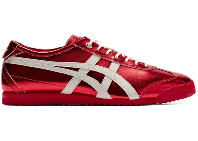 Pre-owned Onitsuka Tiger Men's  Mexico 66 Sd Metallic Series Sneakers In Ginger Peach/cream In Multi