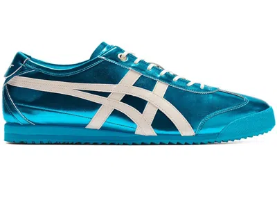 Pre-owned Onitsuka Tiger Men's  Mexico 66 Sd Metallic Series Sneakers In Pale Mint/cream