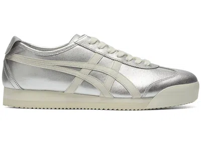 Pre-owned Onitsuka Tiger Men's  Mexico 66 Sd Pf Sneakers In Pure Silver/cream In Multi