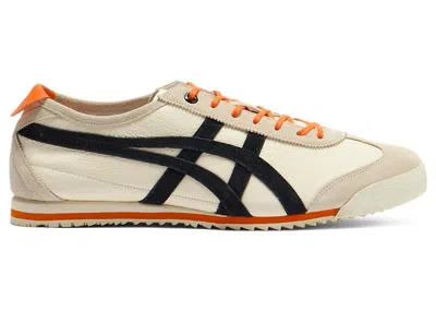 Pre-owned Onitsuka Tiger Men's  Mexico 66 Sd Vintage Orange Sneakers In Cream/black In Multi