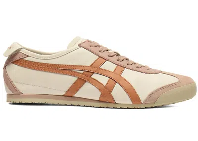 Pre-owned Onitsuka Tiger Men's  Mexico 66 Sneakers In Birch/rust Orange In Multi