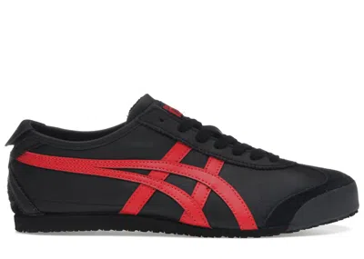 Pre-owned Onitsuka Tiger Men's  Mexico 66 Sneakers In Black/classic Red In Multi