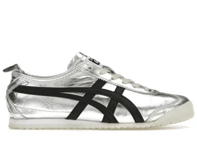 Pre-owned Onitsuka Tiger Men's  Mexico 66 Sneakers In Pure Silver/black In Multi