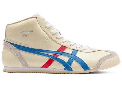 Pre-owned Onitsuka Tiger Men's  Mexico Mid Runner Sneakers In White/blue In Multi