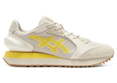 Pre-owned Onitsuka Tiger Men's  Moage Co Sneakers In Mineral Beige/vibrant Yellow