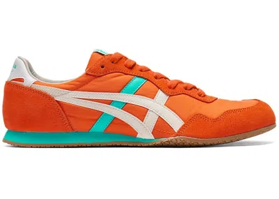 Pre-owned Onitsuka Tiger Men's  Serrano Sneakers In Habanero/birch In Multi