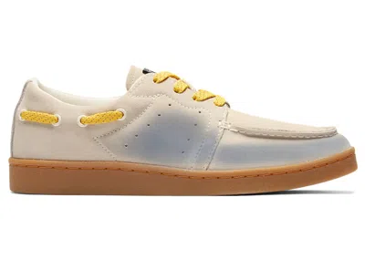 Pre-owned Onitsuka Tiger Men's  Tiger Deck Sneakers In Birch/safety Yellow