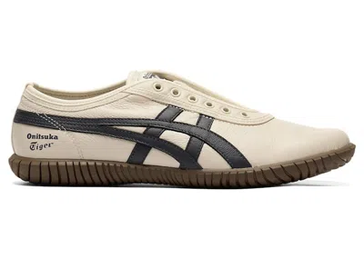 Pre-owned Onitsuka Tiger Men's  Tsunahiki Slipon Sneakers In Birch/indigo Navy Blue