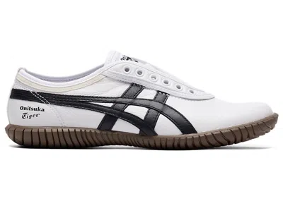 Pre-owned Onitsuka Tiger Men's  Tsunahiki Slipon Sneakers In White/black In Multi