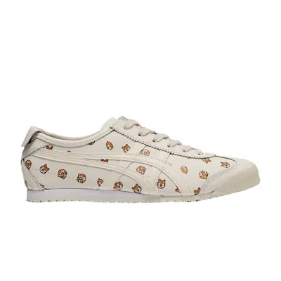 Pre-owned Onitsuka Tiger Mexico 66 'allover Tiger Face' In Cream