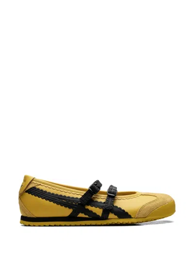 Onitsuka Tiger Mexico 66 Ballet Flats In Yellow