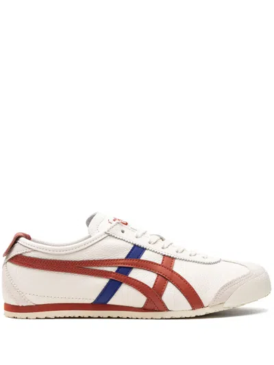 Onitsuka Tiger Mexico 66™ "birch/rust Red" Sneakers In White