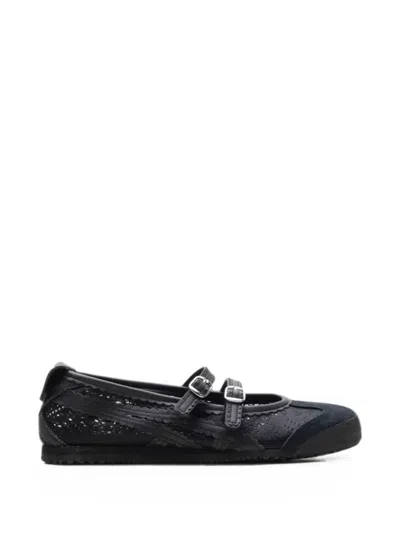 Onitsuka Tiger Mexico 66 Buckle-fastening Sneakers In Black