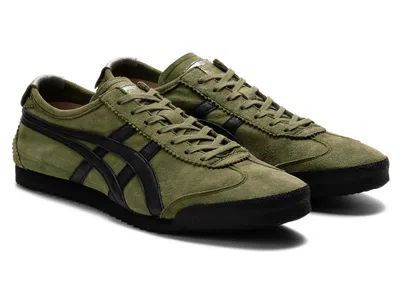 Pre-owned Onitsuka Tiger Mexico 66 Deluxe 1181a507 202 Bronze Green Black