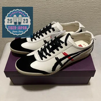 Pre-owned Onitsuka Tiger Mexico 66 Deluxe Nippon Made 1181a119 100 White Black Men Shoes