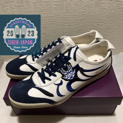 Pre-owned Onitsuka Tiger Mexico 66 Deluxe Nippon Made 1181a370 101 White Peacoat Shoes