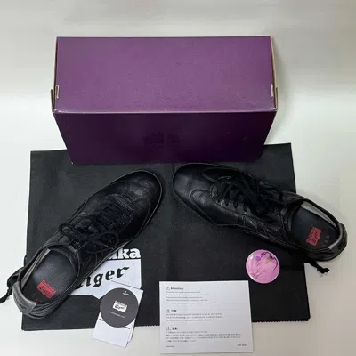 Pre-owned Onitsuka Tiger Mexico 66 Deluxe Nippon Made Sneaker 1181a367.002 Black/black