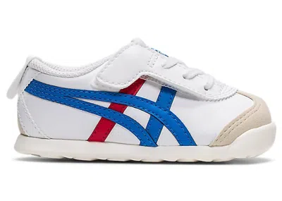 Pre-owned Onitsuka Tiger Mexico 66 Red Sneakers In White/directoire Blue In Multi