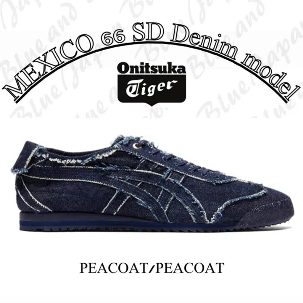 Pre owned Onitsuka Tiger Mexico 66 Sd Denim Model Peacoat 1183c310 401 Us 5 11h Unisex In Peacoat Peacoat ModeSens