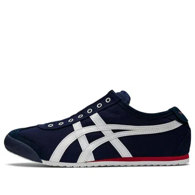 Onitsuka Tiger Mexico 66 Slip-on 'navy Red' In Blue