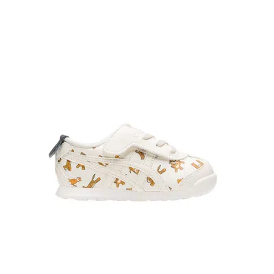 Pre-owned Onitsuka Tiger Mexico 66 Ts 'all-over Tiger Print' | Cream | Infant Size 5