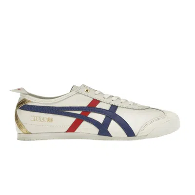 Pre-owned Onitsuka Tiger Mexico 66 'white Blue Red Metallic Gold' | Men's Size 4.5