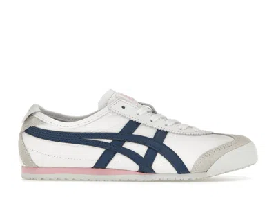 Pre-owned Onitsuka Tiger Mexico 66 (women's) Sneakers In White/independence Blue