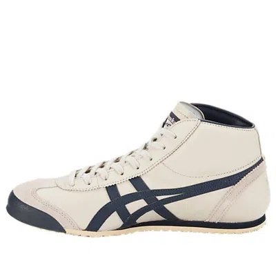 Onitsuka Tiger Mexico Mid Runner 'creamwhite Dark Blue' In Multi