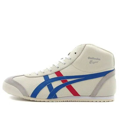 Onitsuka Tiger Mexico Mid Runner 'white Blue Red' In Neutral