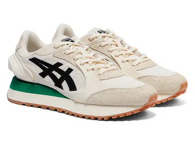 Pre-owned Onitsuka Tiger Moage Co 1183b555 103 Cream Black In Ivory, Black, Green