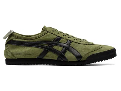 Pre-owned Onitsuka Tiger Nippon Made Mexico 66 Deluxe 1181a507 Goat Skin Leather Blackline In 2 Types