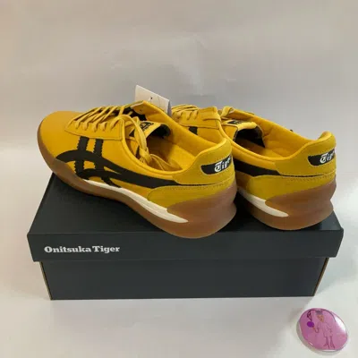 Pre-owned Onitsuka Tiger Ohbori A50 Sneaker Unisex 1183c403.750 Yellow/black 75th Anniv