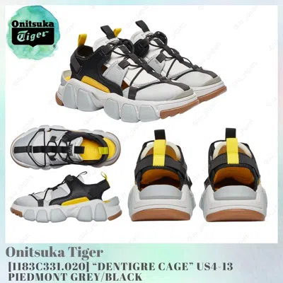 Pre-owned Onitsuka Tiger Dentigre Cage 1183c331-020 Unisex Us4-13 In Piedmont Grey/black