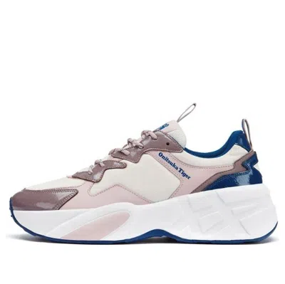 Onitsuka Tiger Pleaker Shoes 'cream White Pink Blue' In Multi