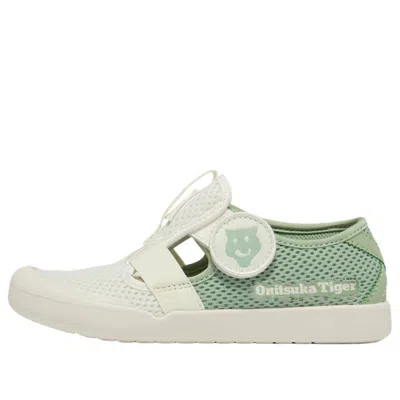 Onitsuka Tiger (ps)  Mexico 66 Sandal 'dark Jade Cream' In White