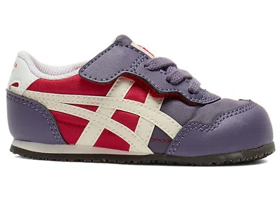 Pre-owned Onitsuka Tiger Serrano Red Sneakers In Greyish Purple/cream