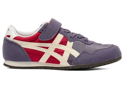 Pre-owned Onitsuka Tiger Serrano Red Sneakers In Greyish Purple/cream